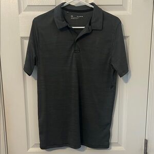 Under Armour Kids Dark Gray Polo Shirt